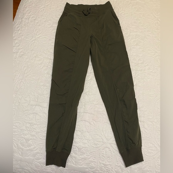 lululemon Dance Studio Olive Green Joggers - Picture 10 of 11